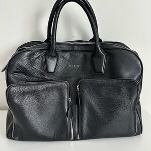 Ted Baker Black Leather Briefcase